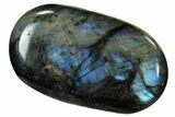 Flashy, Polished Labradorite Pebble - Madagascar #105937-1